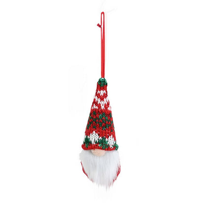 Hanging Knit Hat Gnome, 15cm, Mega Mix, Asstd