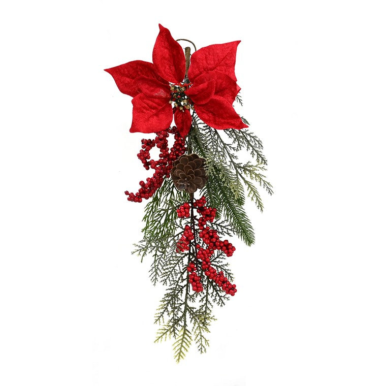 Poinsettia Pine Hanger