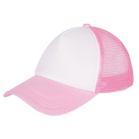 Trucker Foam Back Cap - White and Pink