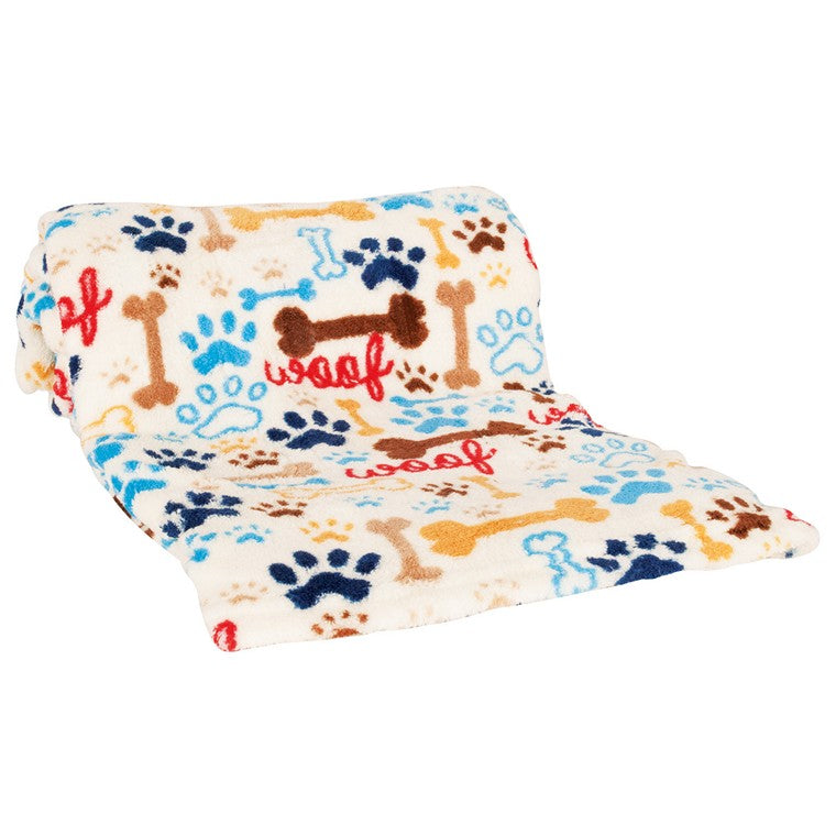 Coral Fleece Pet Blanket, 2 Asstd Colours