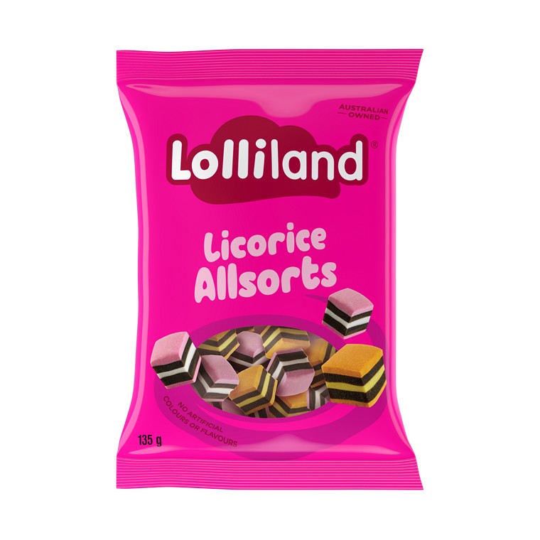 Lolliland Licorice Allsorts, 150gm