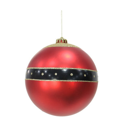 Fancy Jumbo Bauble, 15cm, Asstd