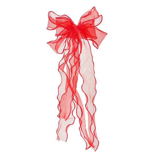 Organza Ruffled Bow, Asstd