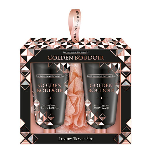 Golden Boudoir Salted Caramel Luxury Travel Set