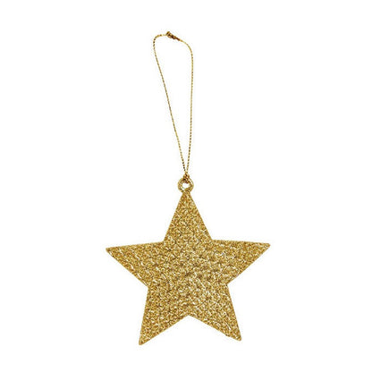 Hanging Glitter Star, Asstd