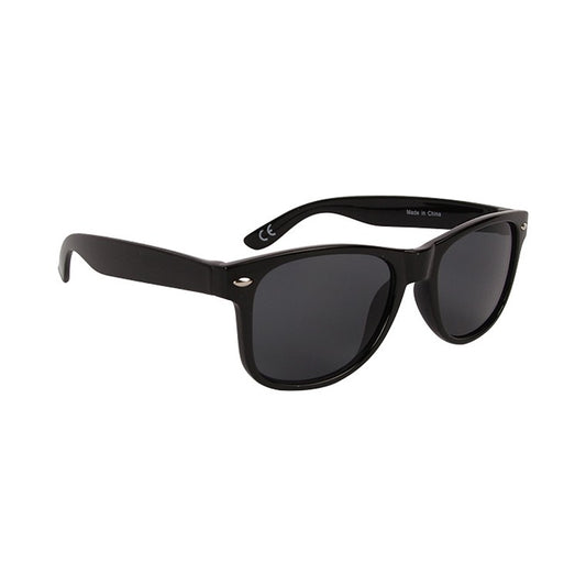 Kids, Plastic Wayfarer Style Sunglasses, Black