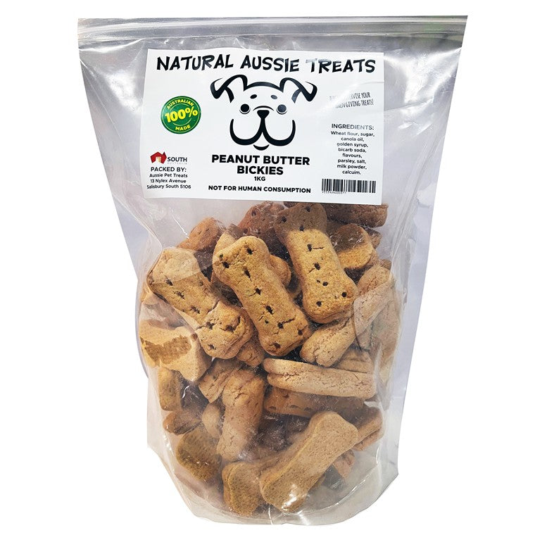 Peanut Butter Biscuit Bones, 1kg