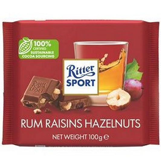 Ritter Sport Rum & Raisin, 100g