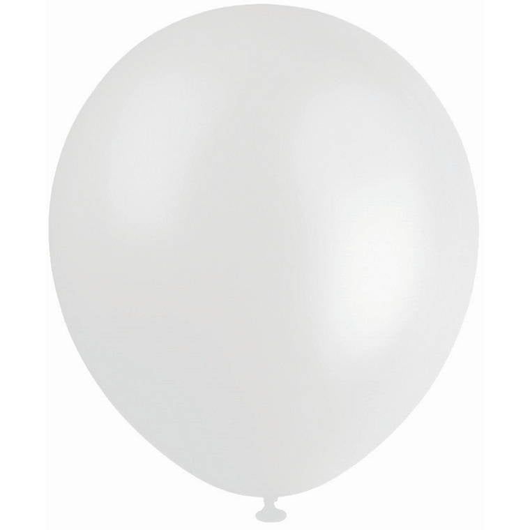 Balloon 20Pk White 30Cm