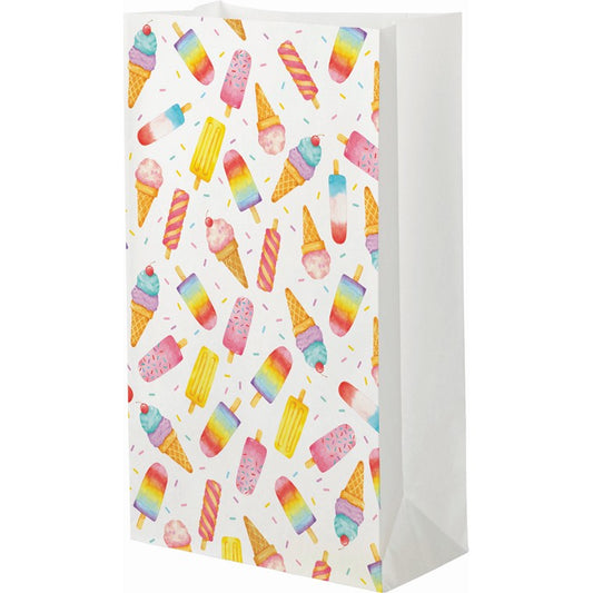 Ice Cream Paper Bag, 8pk