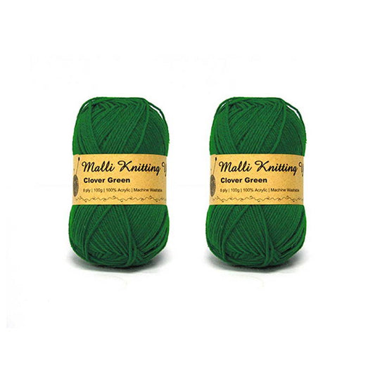 Acrylic Yarn, Clover Green