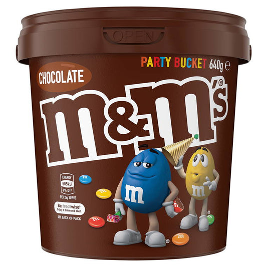M&Ms Milk Chocolate Mega Bucket, 640gm