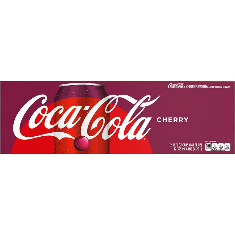 Cherry Coke Soda, 12pk