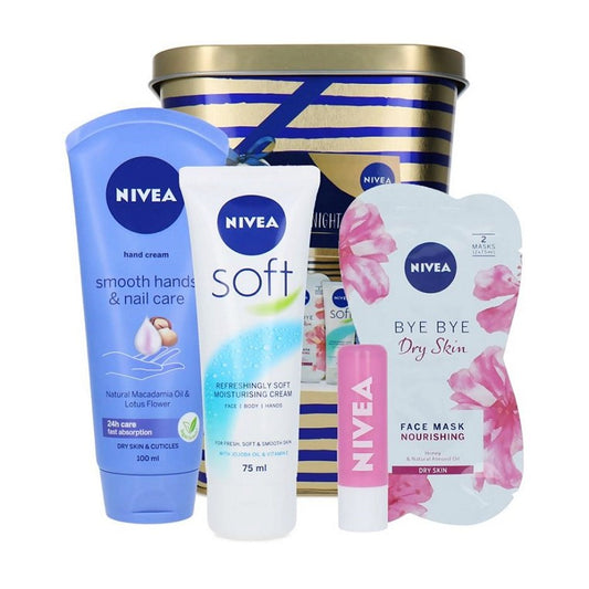 Nivea Pamper Night In Set, 4pc