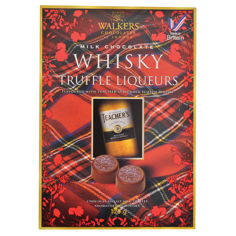 Walkers Whiskey Truffles, 120gm