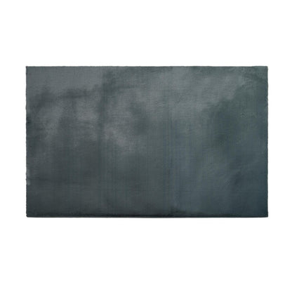 Selena Plush Mat, 130 x 70cm, Dark Grey