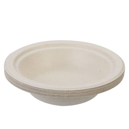 L&L Eco Side Bowl, Natural, 18cm, 12pk