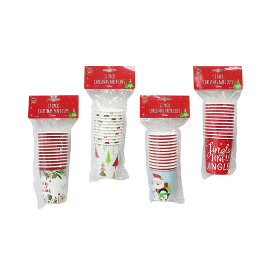 Christmas Paper Cups