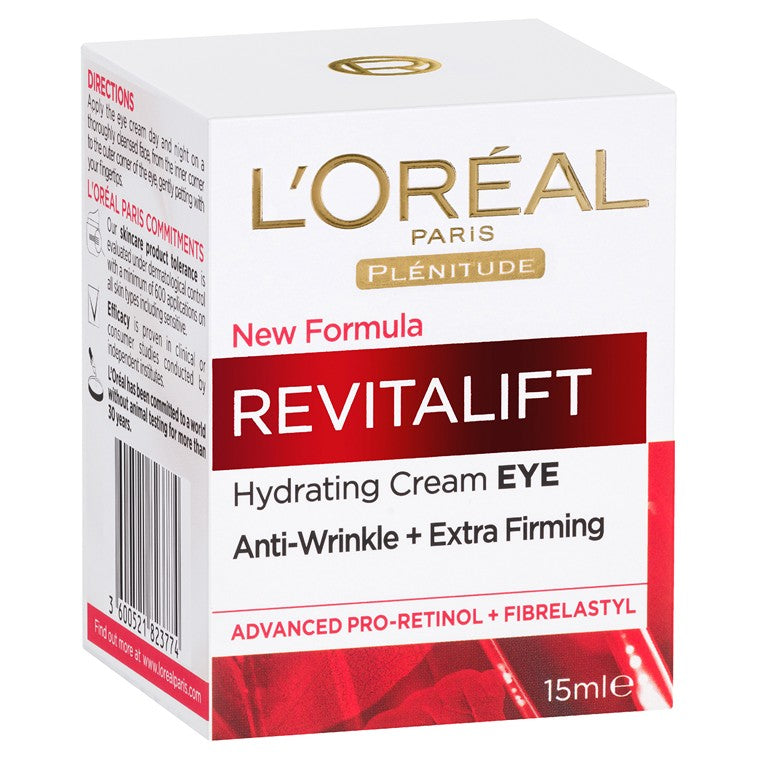 Loreal Revitalift Anti-Wrinkle Eye Cream, 15ml