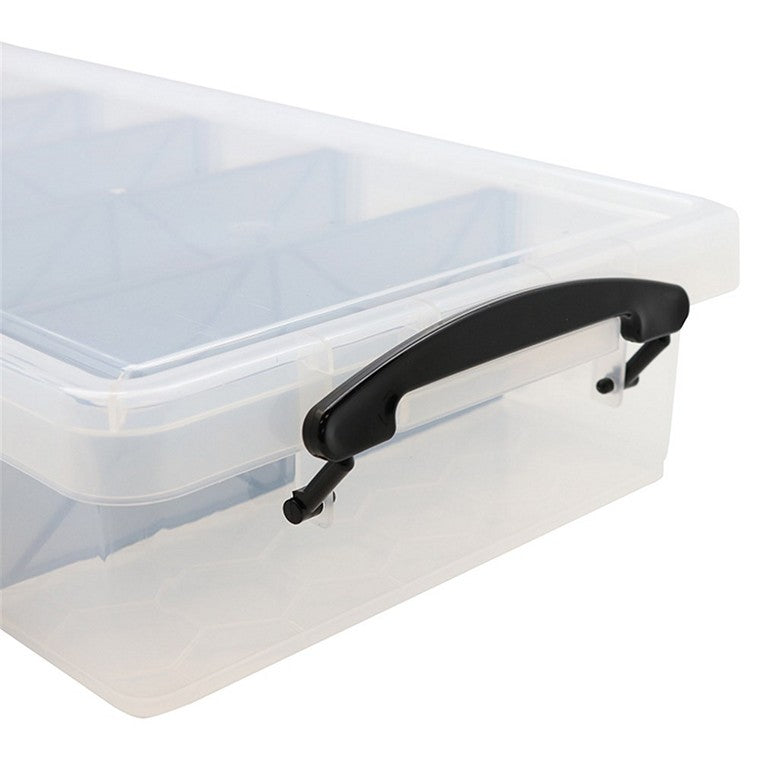 Storage Container, 10L Clear, 6 Section