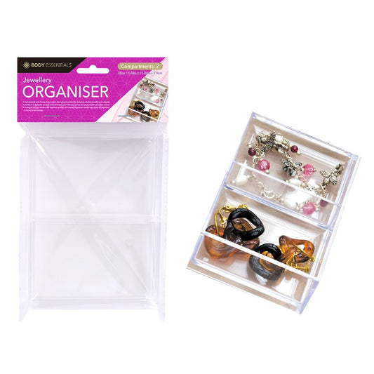 Jewellery Organizer, 2 Compartments