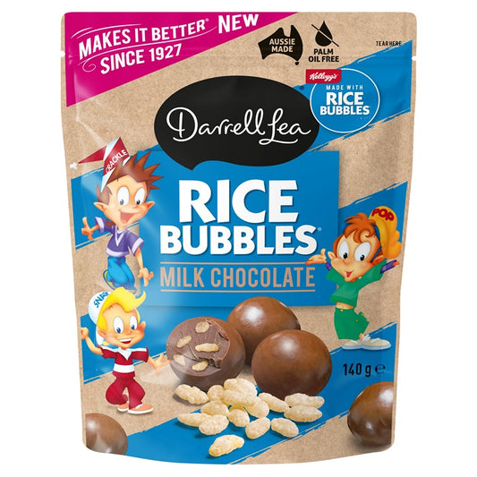 Darrell Lea Rice Bubbles Crispy Milk Choc Balls, 120gm