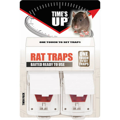 Heavy Duty Baited Rat Trap, 2pk