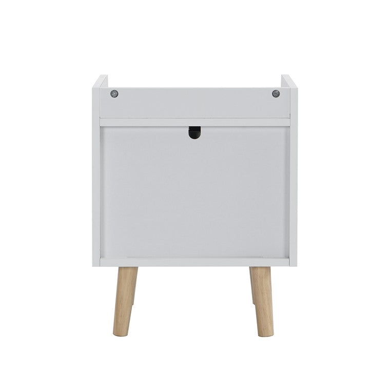 Sophia Night Stand, 2 Drawer, White