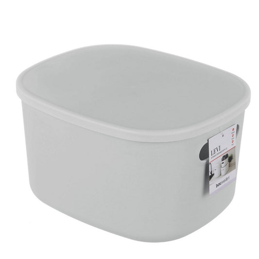 Levi Storage Container w/ Lid, 3 Asstd Colours