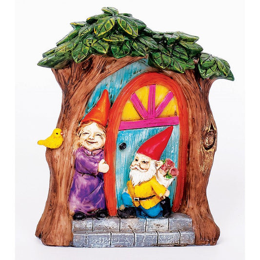 Gnome Flowers Door