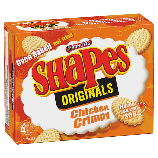 Arnotts Chicken Crimpy Shapes, 175g