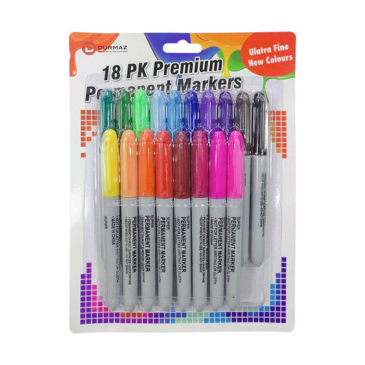 Permanent Markers, 18pk