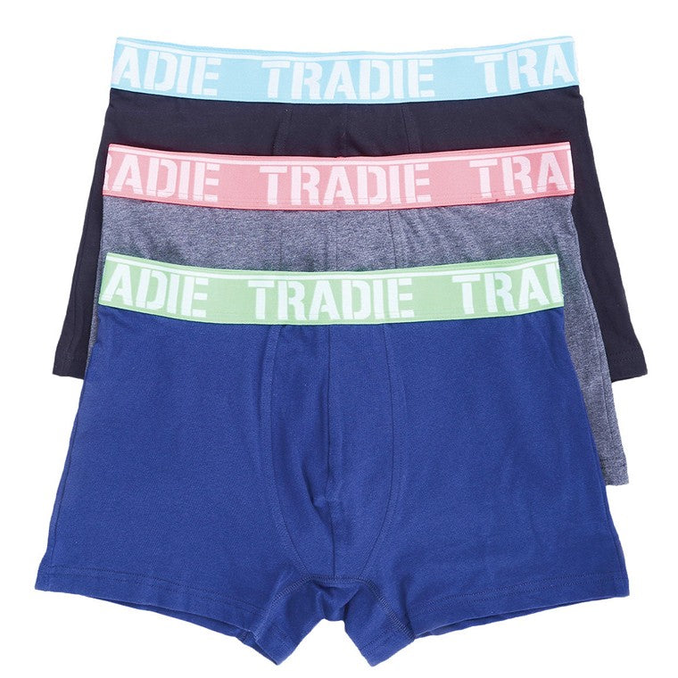 Tradie Mens, Burst Trunks, Medium, 3pk