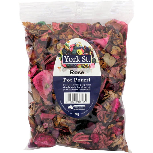 York St Pot Pourri, Scented, 70gm