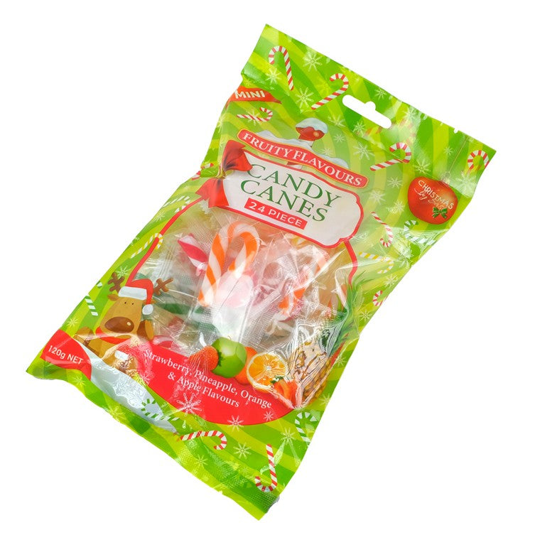 Candy Cane, Mini Fruity, 24pk