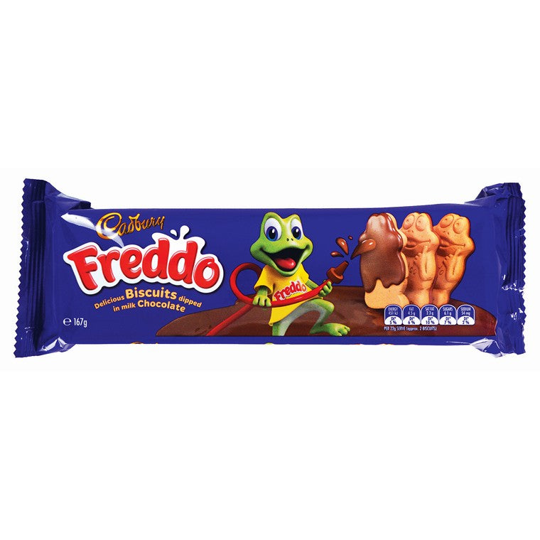 Cadbury Choc Freddo Biscuits, 167gm