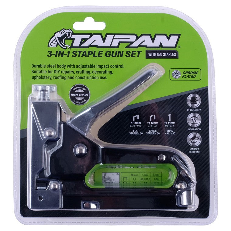 Taipan Staple Gun, 3 in 1