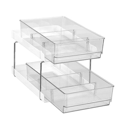 Crystal 2 Tier Drawers, 35cm