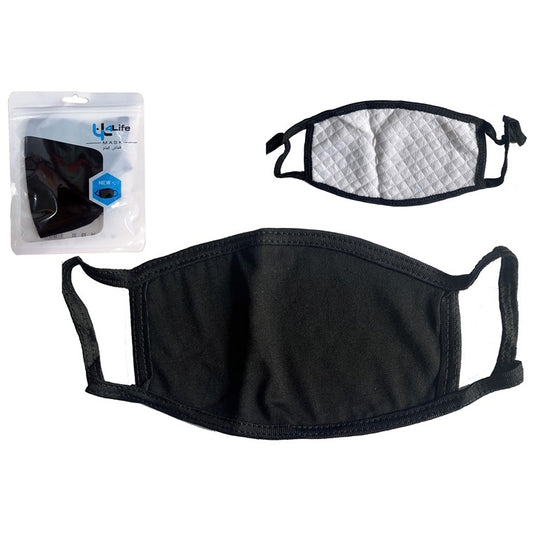 Reusable Black Fabric Mask