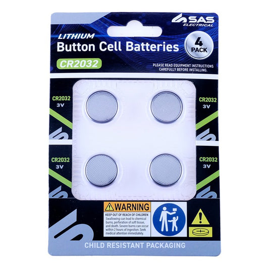 Button Cell Batteries, 4pk