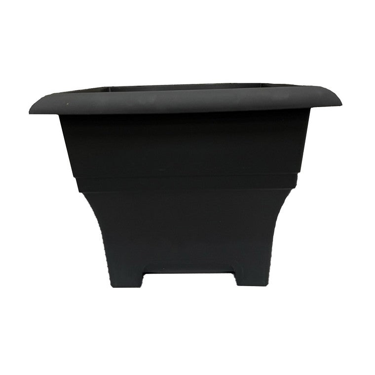 Square Patio Planter, Black