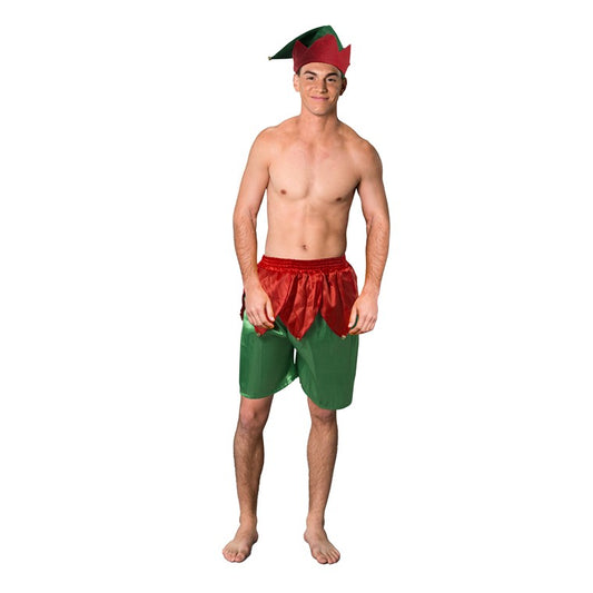 Xmas Elf Short w/ Hat Set, 2 Asstd Colours