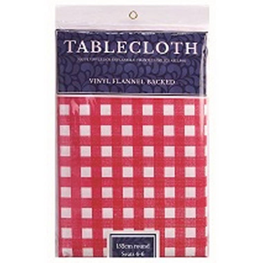 Vinyl Tablecloth Rectangle, 132 x 228cm, Asstd