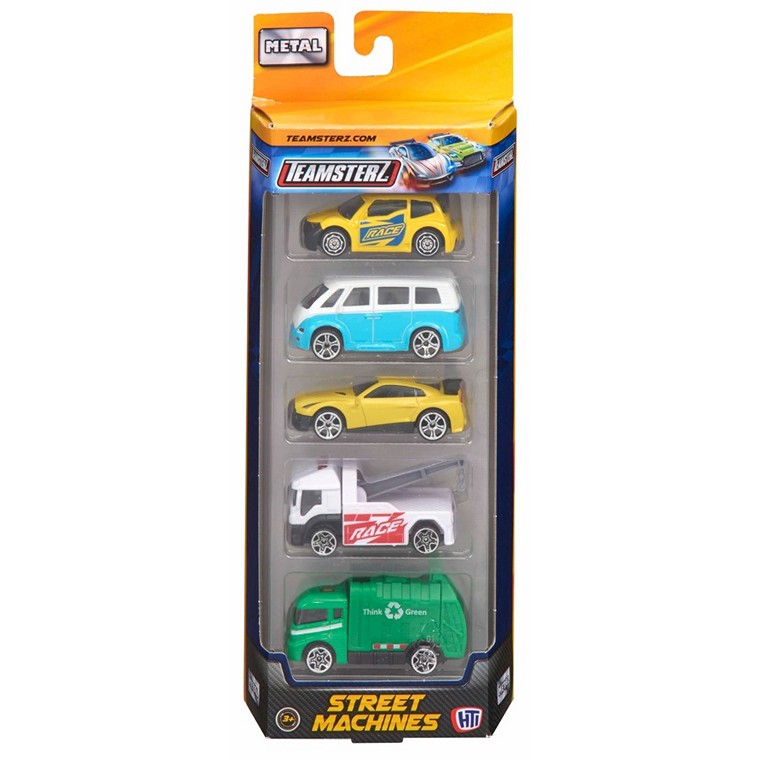 Teamsterz Diecast 5pk, Asstd