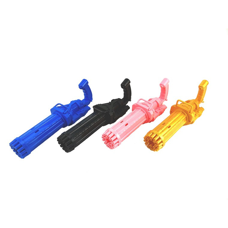 21 Hole Gatling Electric Bubble Gun, Asstd Colours