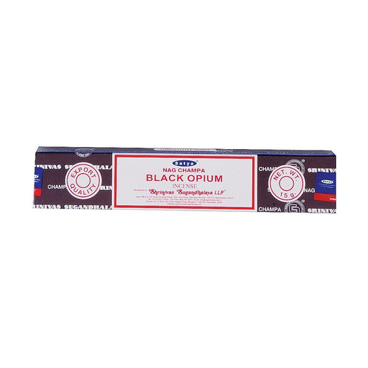 Satya Black Opium Incense, 15gm