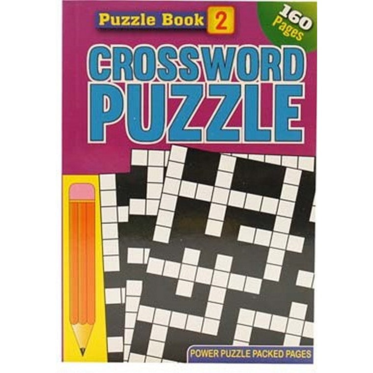 A5 Crossword Book, 160pgs