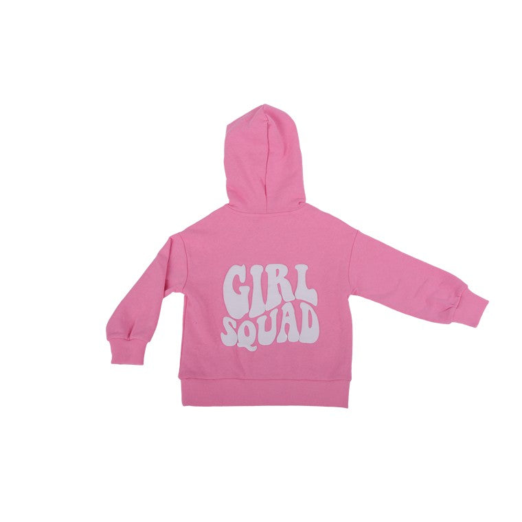 Oversized Hoodie, Pink, Size 4