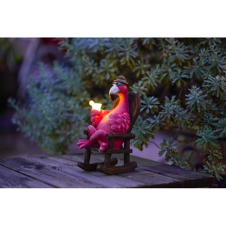 Flamingo w/ Solar Light