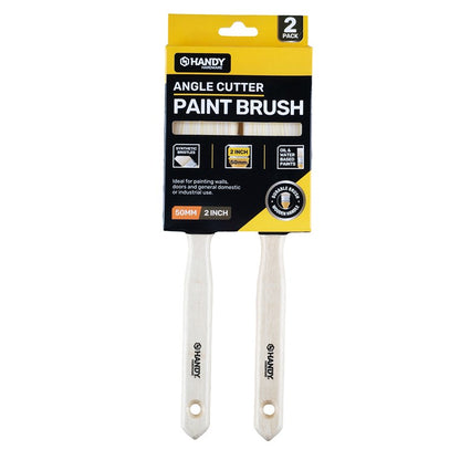 Edging Paint Brush,50mm,  2pk